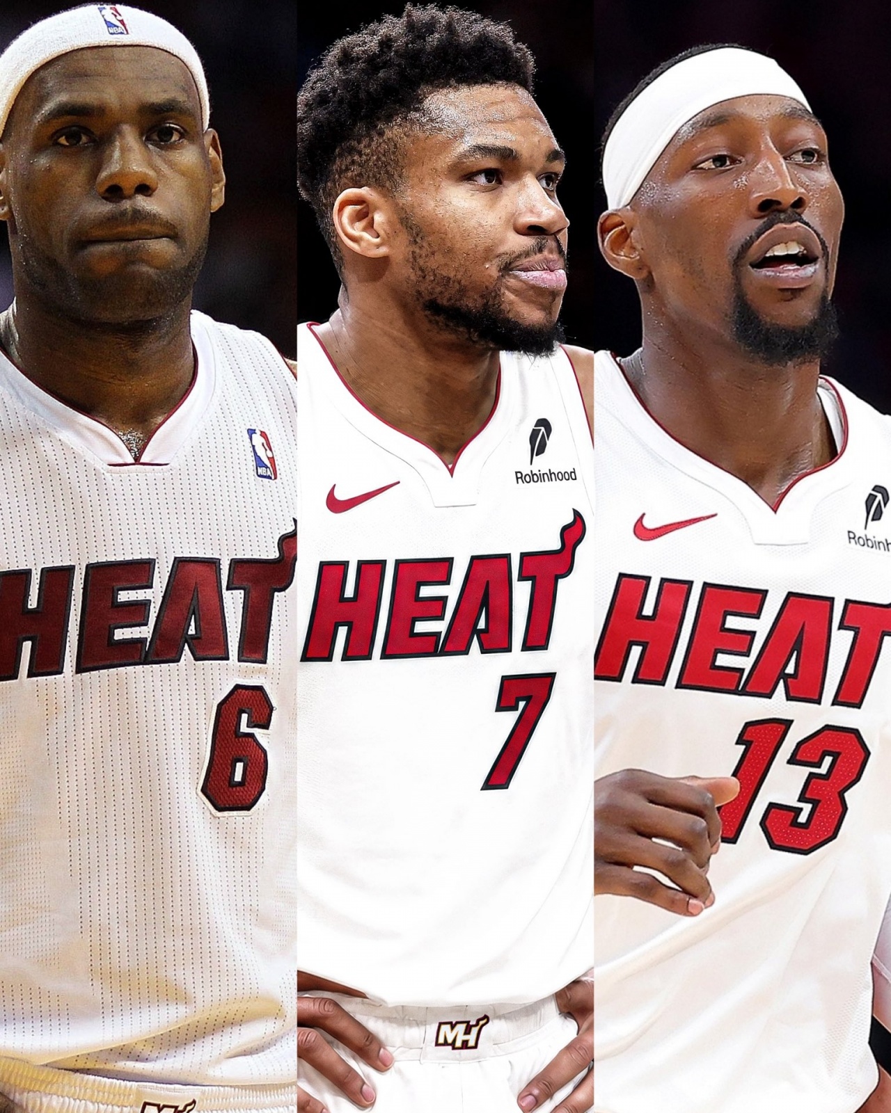 字母哥7号官宣,热火自媒体暗示6+7=13三巨头构想