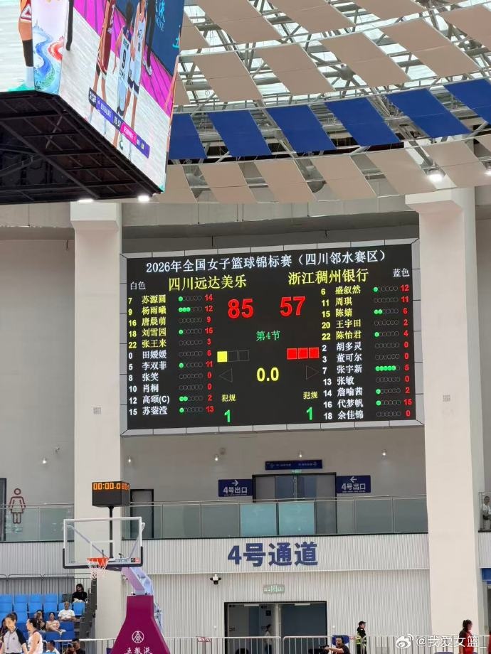 全国女篮锦标赛第八日综述:四强出炉 四川/江苏/山东/北京晋级